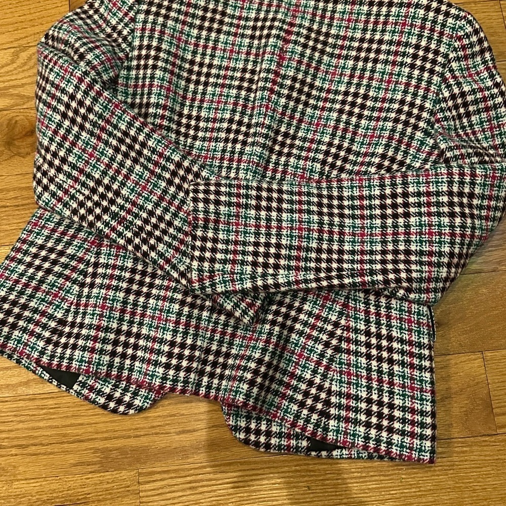 Talbots Plaid Jacket Size 4 Business Casual - Picture 8 of 9